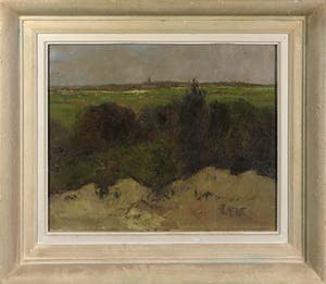 Jan Hooimeijer - Olieverf op doek, Vergezicht vanaf Duinrel - Ingelijst kopen? Bied vanaf 150!