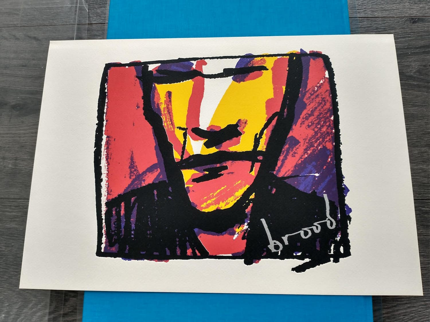 Buy Herman Brood - Woedend Licht, incl. zeefdruk? Bid from 125!