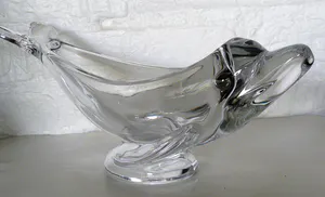 Niet of onleesbaar gesigneerd - Design kristallen dolfijn van "Art Vannes France". kopen? Bied vanaf 1!