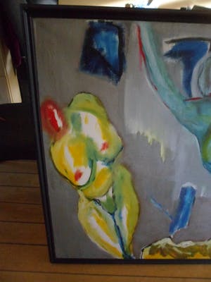 Frenk van Heeswijk - Naakt groot olieverfschilderij op doek in goede conditie '92 kopen? Bied vanaf 60!