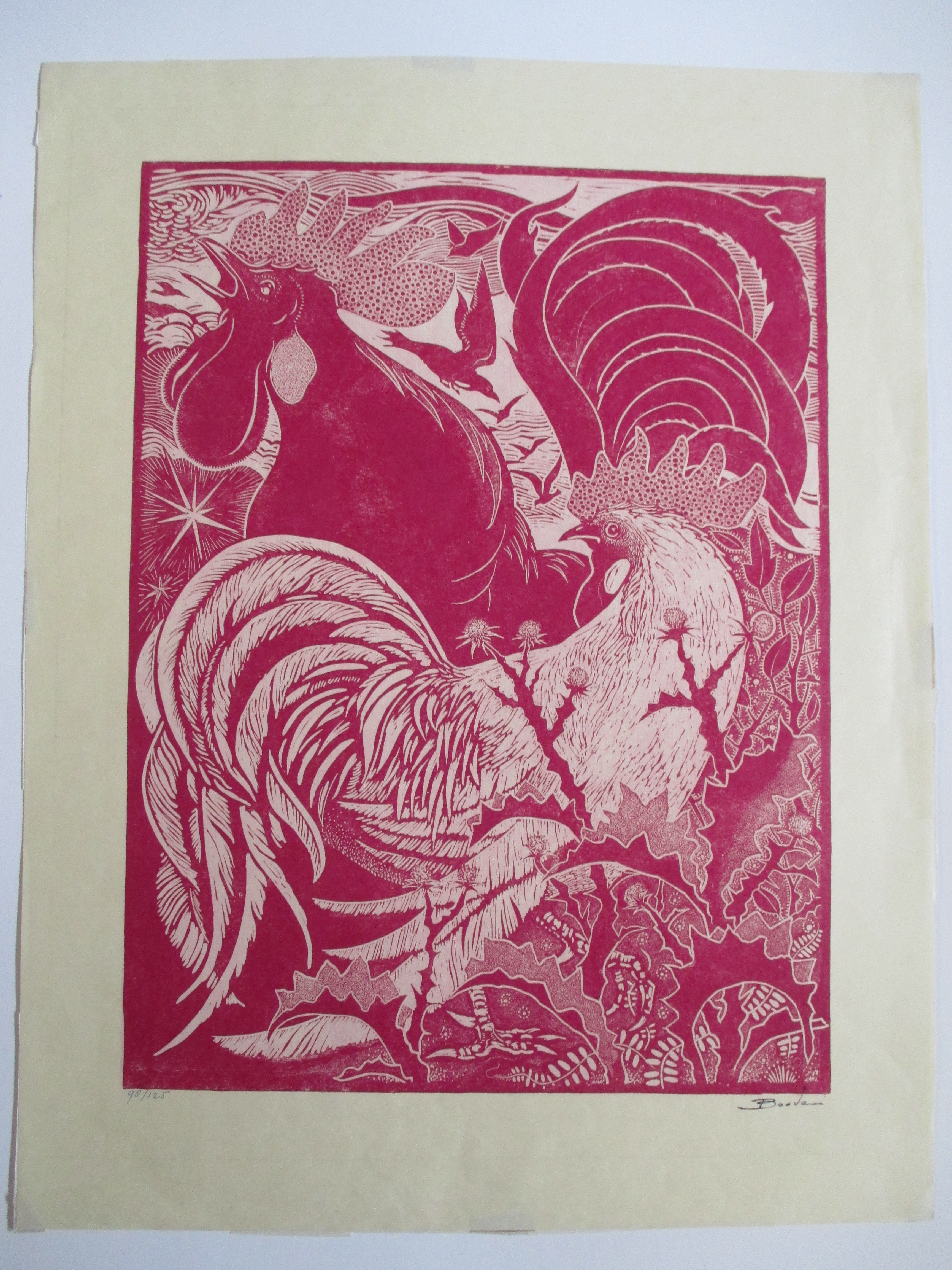 Dirk Boode - Houtsnede  kopen? Bied vanaf 35!