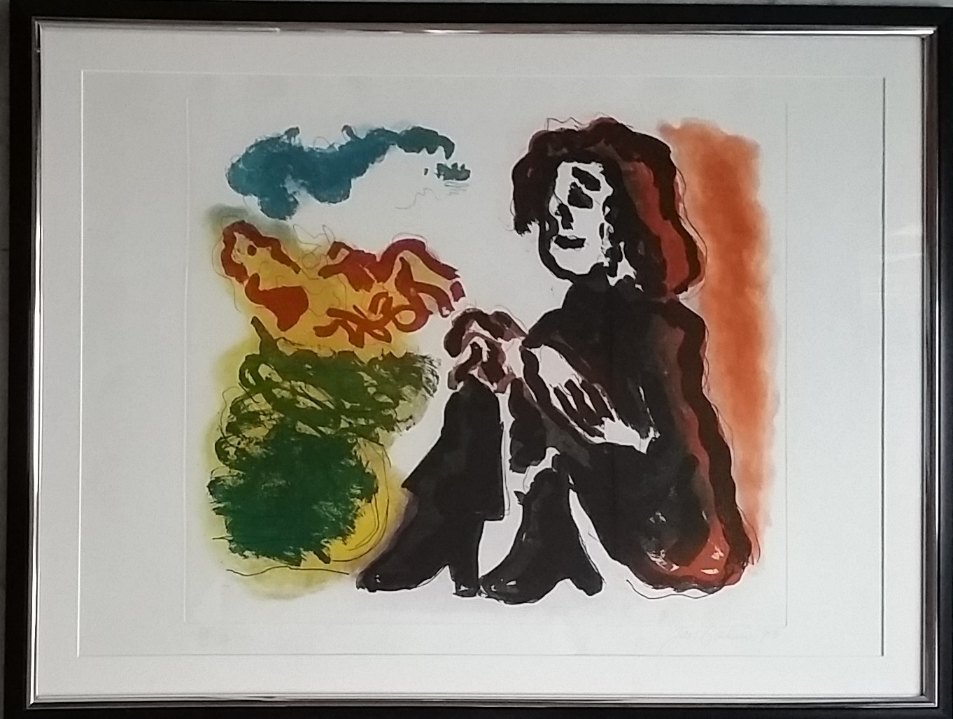 Jan Sierhuis - Mooie ingelijste litho van Sierhuis verkocht voor € 125!