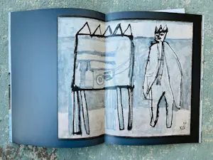 Klaas Gubbels - Koningstafel - piezografie - met nieuwe lijst en boek met de gelijknamige titel kopen? Bied vanaf 425!
