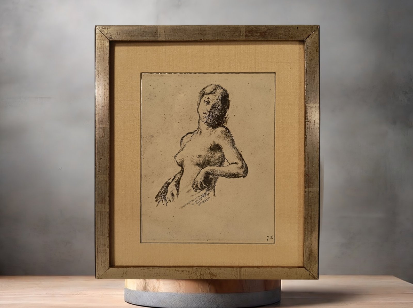 AcheterJean-Francois Millet - Buste de Jeune Fille Nue. Lithographie originale d'après Jean-François MILLET? Enchérissez de 100!