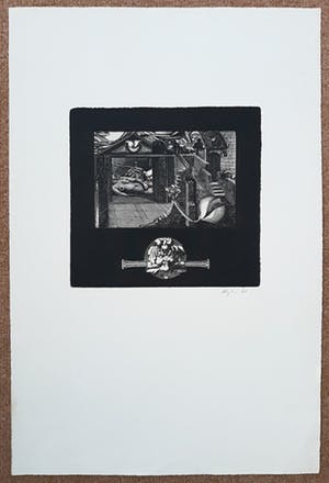 Hans-Christian Koglin - Erotisch doorkijkje, ets kopen? Bied vanaf 30!