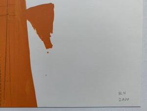 Ronald Noorman - kleurenlitho met perforaties | 'Zonder titel' | 2000 kopen? Bied vanaf 75!