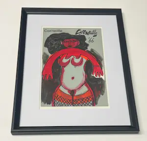 Corneille - Afrikaanse godin, gouache op papier, 1966 kopen? Bied vanaf 3000!