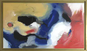 Niet of onleesbaar gesigneerd - Olieverf op doek, Vrouw in blauw - Ingelijst (Zeer Groot) kaufen? Bieten Sie von 1!