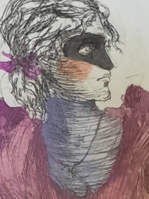 Felicien Rops - De maskerade kopen? Bied vanaf 70!