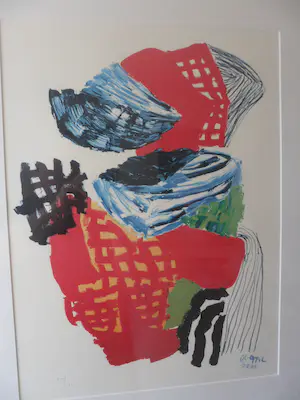 Karel Appel - THOUGHT'S BOOMERANG, Litho 2000. kopen? Bied vanaf 180!