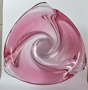 Val-Saint-Lambert - zware roze schaal kopen? Bied vanaf 125!