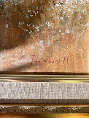 Chris Tugwell - Landscape with Tree and Water kopen? Bied vanaf 250!