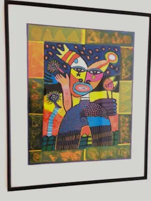 Clemens Briels - grote ingelijste zeefdruk (Dos Gardenias para mi Linda Muchacha) kopen? Bied vanaf 225!