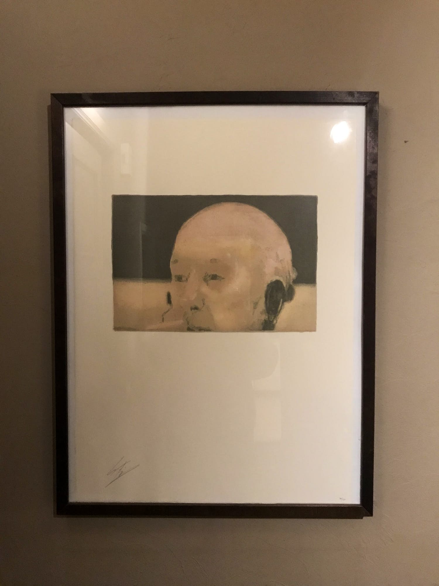 Luc Tuymans - Giscard d estaing verkocht voor € 5000!