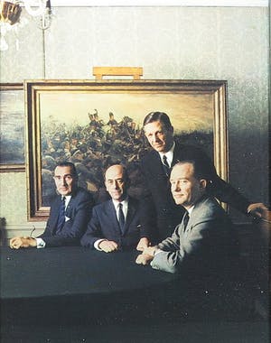 Paul Huf - Foto, lot van twee los ingelijste portretten van o.a. W. den Toom kopen? Bied vanaf 1!