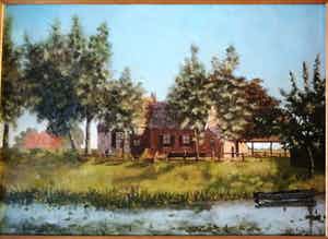 Adriaan Marinus Geijp - Boerin bij boerderij verkocht voor € 110!