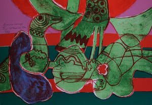 Corneille - litho - Aurore Rouge - 1972 kopen? Bied vanaf 450!