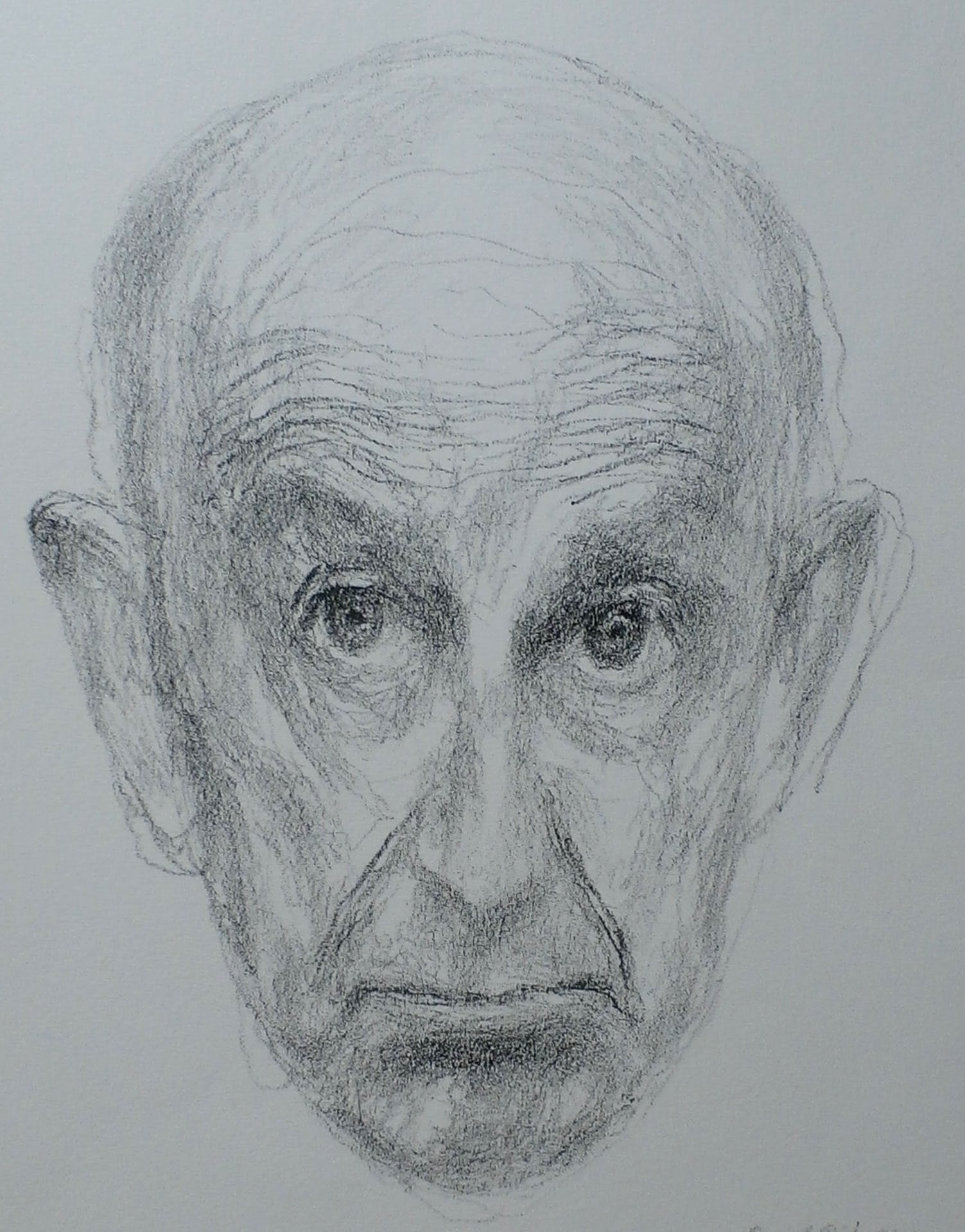 Paul Citroen - litho: Zelf portret - 1975 verkocht voor € 75!