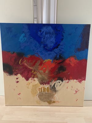 Henk van Vessem - licht overspoelt het schilderij kopen? Bied vanaf 1250!