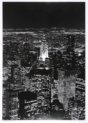 Teun Voeten - Fotografie, Skyline met Chrysler Building NYC kaufen? Bieten Sie von 40!