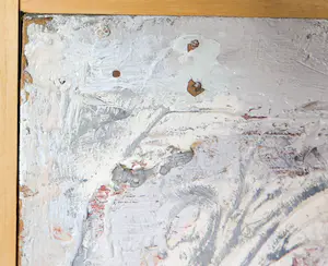 Klaas Boonstra - Olieverf op board, Abstracte compositie - Ingelijst kopen? Bied vanaf 100!