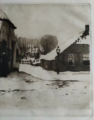 Willem Witsen - Dorpsbuurt, de Driehoek te Ede kopen? Bied vanaf 325!