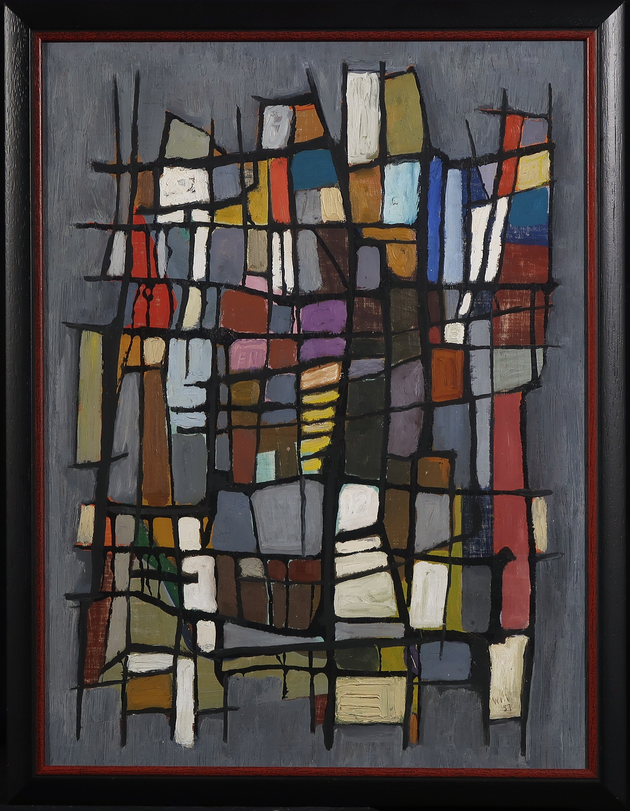 Will Leewens - Olieverf op board, Muiden - Ingelijst kopen? Bied vanaf 1000!