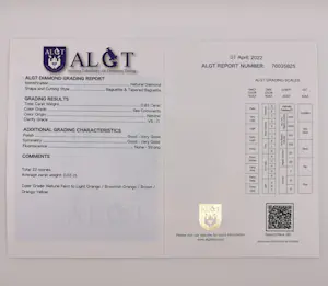 22 Diamanten 0,83 Karaat VS/I Baguette kopen? Bied vanaf 120!