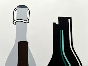 Rudi van de Wint - Stilleven met flessen en pijpen II kopen? Bied vanaf 60!