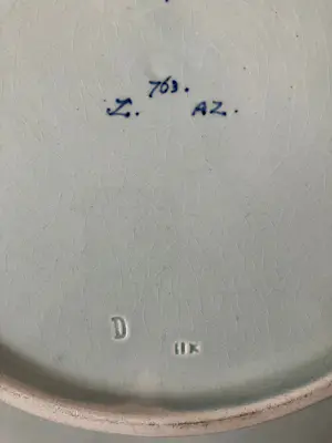 Porceleyne Fles - Royal Delft Wandbord voorzien van merktekens kopen? Bied vanaf 75!