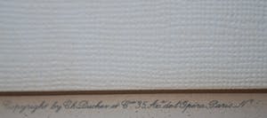 Gaston Hoffmann - lot van 2 ingelijste werken: kleurets Hoffmann & 19e eeuwse litho Honoré Daumier kopen? Bied vanaf 50!