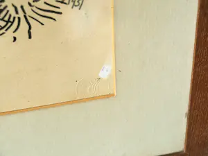 Jan Meijer - Ingelijste inkttekening , In het bos bij ?? Frankrijk - 1951 kopen? Bied vanaf 100!