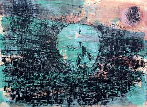 Corneille - litho: L' Aubre tardive - 1958 verkocht voor € 499!