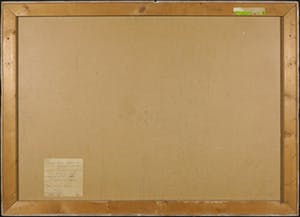 Peter van der Heijden - Olieverf en tempera op paneel, Etalage firma Janssen en Zn - Ingelijst kopen? Bied vanaf 1!