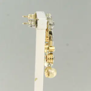 14k goud en platina oorhangers met parel en old mine cut diamanten tot. 2.00ct kopen? Bied vanaf 1400!