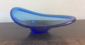 Per Lutken - BLAUWE GLAZEN SCHAAL kopen? Bied vanaf 15!