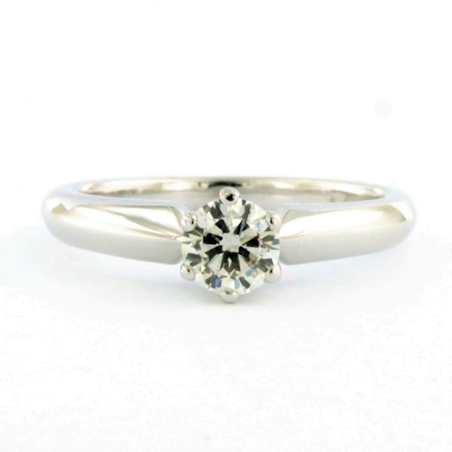 CHRIST - 14k gouden solitair ring met briljant geslepen diamant 0.50ct - rm17.25 kopen? Bied vanaf 700!