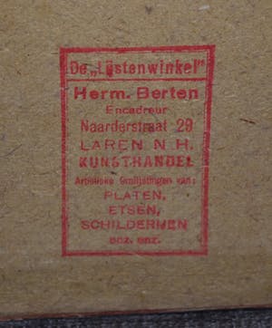 Hugo Berten - Papegaai - uit Berten's kunsthandel in Laren ca. 1930 kopen? Bied vanaf 110!