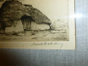 Dirk Baksteen - "In de Kempen",litho,gehandtekend en genummerd in potlood. kopen? Bied vanaf 25!