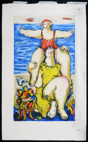 Willem Janssen - Dames aan het strand kopen? Bied vanaf 1!