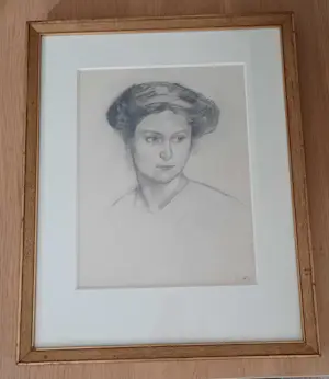 Coba Ritsema - Portrettekening kopen? Bied vanaf 135!