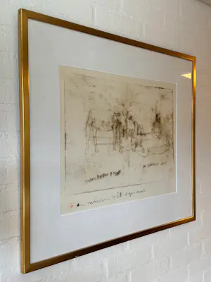 Anton Heyboer - - Orginele Ets - Het Tijdlose werk - Ingelijst - 1978 kopen? Bied vanaf 395!