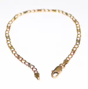 Gouden schakel armband, 18 karaat, multicolor kopen? Bied vanaf 400!