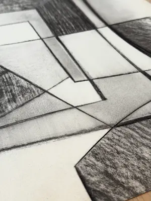 Silvin Bronkart - Sitzender Mann – Große abstrakte Komposition aus dem Jahr 1955 kopen? Bied vanaf 600!