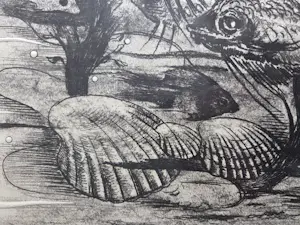 Hans van Dokkum - Vissen. Onderwater landschap. kopen? Bied vanaf 69!