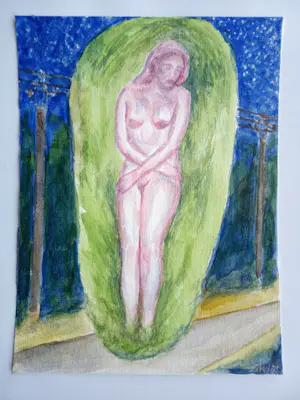 Reinout Zikel - Vrouwelijk Naakt in Landschap kopen? Bied vanaf 135!