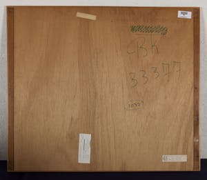 Kees Romeyn - Fietspad langs bosbaan - 1977 - olieverf op hout - BKR Amsterdam kopen? Bied vanaf 20!