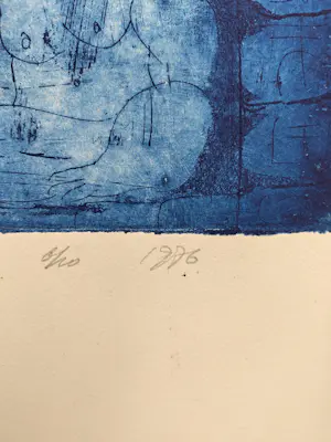 Sam Parabirsingh - Lithographie originale de 1976 – Signée et numérotée kopen? Bied vanaf 40!