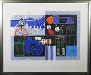 Christian Silvain - Zeefdruk, The Blind Bird - Ingelijst (Groot) kopen? Bied vanaf 100!