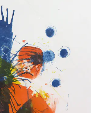 Sam Middleton - Litho, Sun Dance - Ingelijst kopen? Bied vanaf 150!